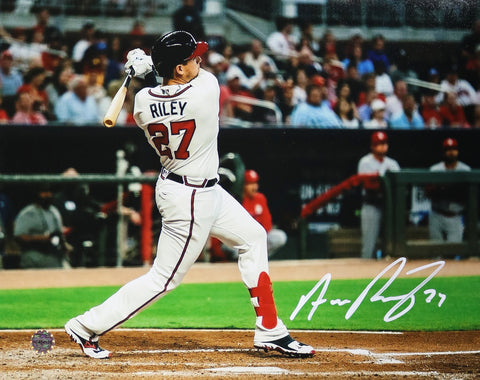 Austin Riley Atlanta Braves Signed Autographed 8" x 10" Hitting Photo PRO-Cert COA