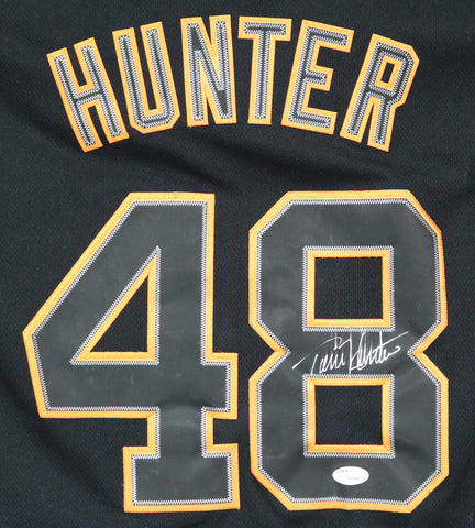 Torii Hunter Detroit Tigers Signed Autographed Black #48 Jersey JSA COA