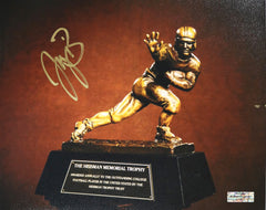 Joe Burrow LSU Tigers Signed Autographed 8" x 10" Heisman Trophy Photo Heritage Authentication COA