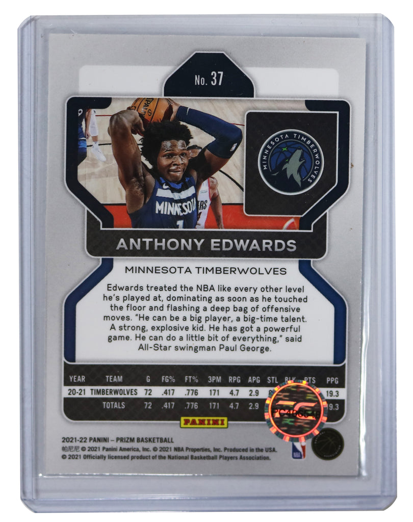 Anthony Edwards Signed Custom Navy Blue Pro-Style Basketball Jersey BAS ITP  at 's Sports Collectibles Store