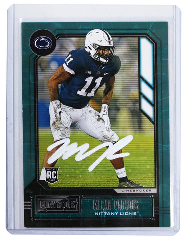 Micah Parsons Penn State Nittany Lions Signed Autographed 2021 Panini Chronicles Draft Picks #327 Football Card PRO-Cert COA