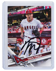 Mike Trout Los Angeles Angels Signed Autographed 2017 Topps #20 Baseball Card PRO-Cert COA