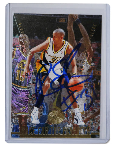 Reggie Miller Indiana Pacers Signed Autographed 1996 Upper Deck #128 Basketball Card PRO-Cert COA