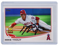 Mike Trout Los Angeles Angels Signed Autographed 2013 Topps #27 Baseball Card PRO-Cert COA