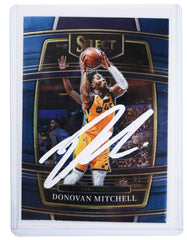 Donovan Mitchell Utah Jazz Signed Autographed 2021-22 Panini Select #83 Basketball Card PRO-Cert COA