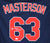 Justin Masterson Cleveland Indians Signed Autographed Blue #63 Jersey JSA COA