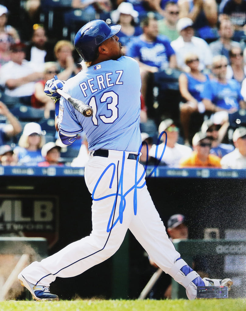 Salvador Perez Kansas City Royals Baseball MLB Original Autographed Jerseys  for sale