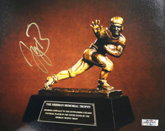Joe Burrow LSU Tigers Signed Autographed 8" x 10" Heisman Trophy Photo Heritage Authentication COA - SMUDGED SIGNATURE