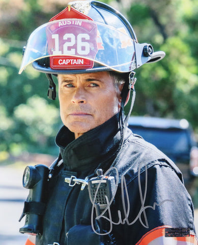 Rob Lowe Signed Autographed 8" x 10" 9-1-1: Lone Star Firefighter Photo Heritage Authentication COA