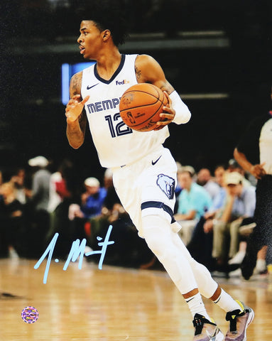 Ja Morant Memphis Grizzlies Signed Autographed 8" x 10" Dribbling Photo PRO-Cert COA
