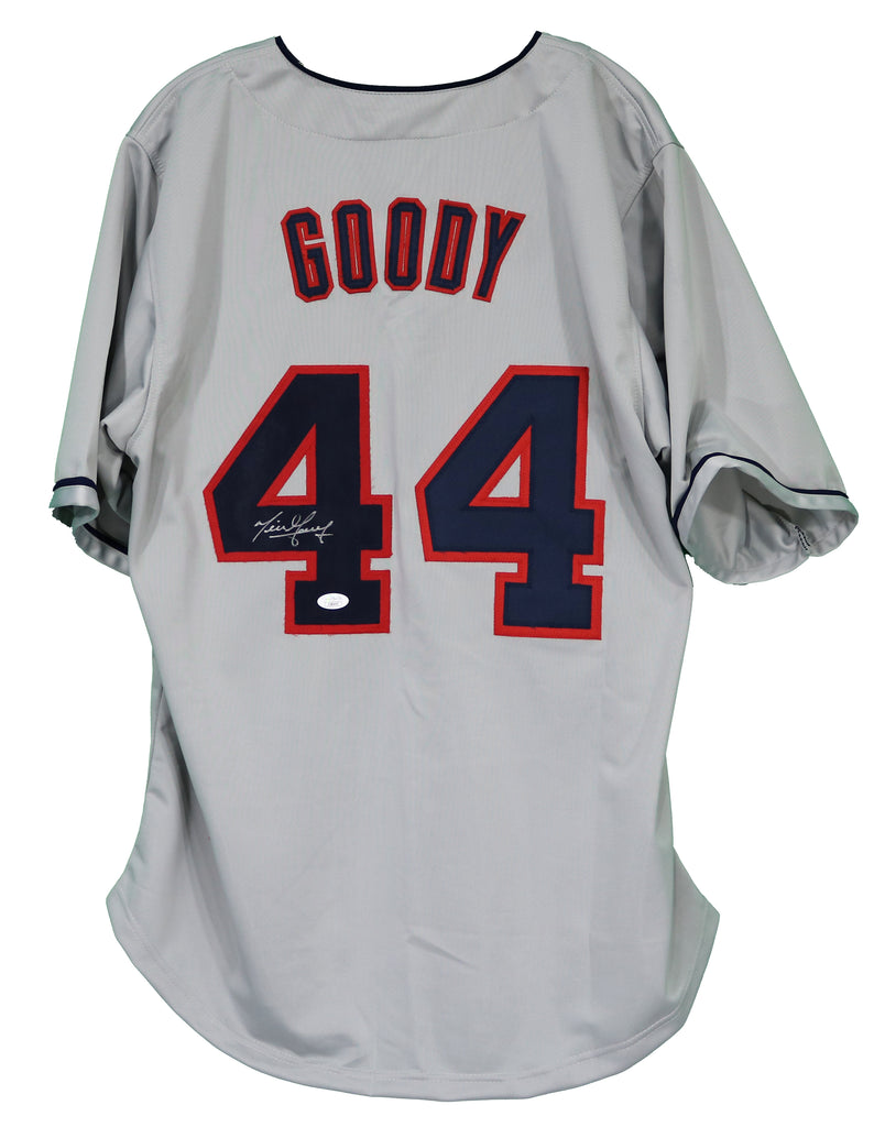 Nick Goody Cleveland Indians Signed Autographed Gray Custom Jersey JSA –