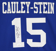 Willie Cauley-Stein Kentucky Wildcats Signed Autographed Blue #15 Custom Jersey JSA Witnessed COA