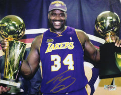 Shaquille O'Neal Los Angeles Lakers Signed Autographed 8" x 10" Trophy Photo Heritage Authentication COA