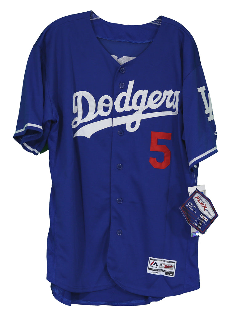 Corey Seager Los Angeles Dodgers Signed Autographed Blue #5 Jersey