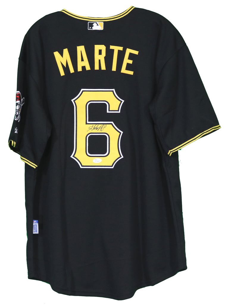 Starling Marte Pittsburgh Pirates Signed Autographed Black #6 Jersey JSA  COA at 's Sports Collectibles Store