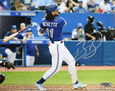 Bo Bichette Toronto Blue Jays Signed Autographed 8" x 10" Hitting Photo Heritage Authentication COA