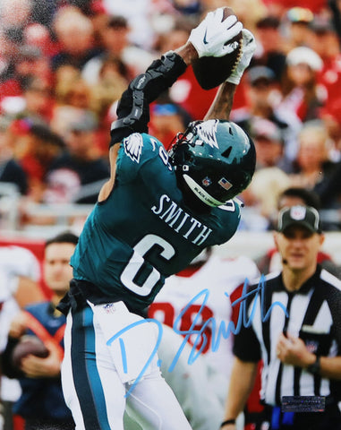 DeVonta Smith Philadelphia Eagles Signed Autographed 8" x 10" Photo Heritage Authentication COA
