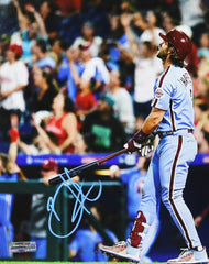 Bryce Harper Philadelphia Phillies Signed Autographed 8" x 10" Home Run Photo Heritage Authentication COA