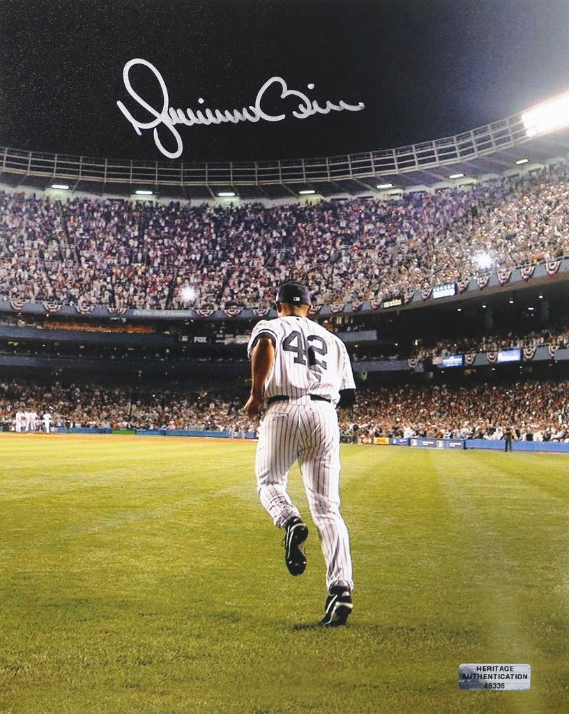 Mariano Rivera Enter Sandman Autographed New York Yankees Nike Baseball  Jersey - JSA COA