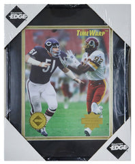 1995 Collector's Edge Time Warp Framed Jumbo Card Dick Butkus and Michael Westbrook