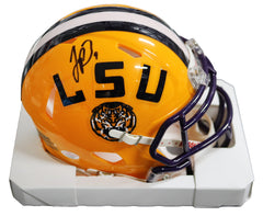 Joe Burrow LSU Tigers Signed Autographed Football Mini Helmet PAAS COA