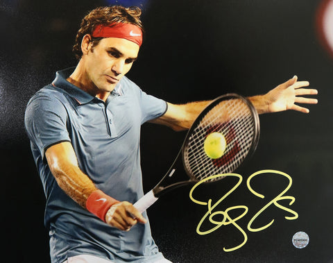 Roger Federer Pro Tennis Player Signed Autographed 8" x 10" Backhand Photo PRO-Cert COA