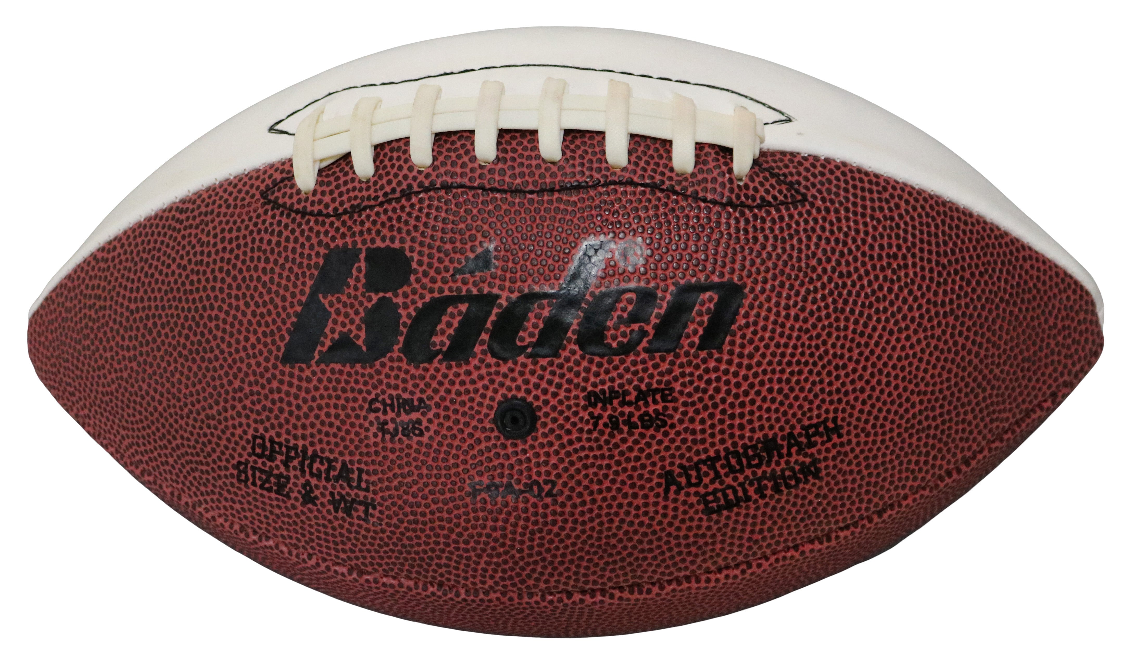Baden White Panel Autograph Football – Sports-Autographs.com