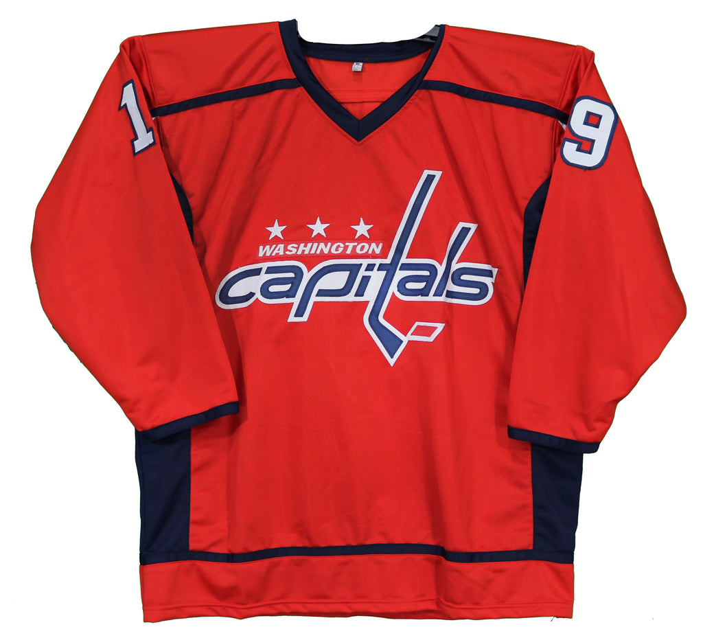 Nicklas Backstrom Capitals Signed Autographed Red #19 Custom Jersey –