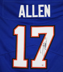 Josh Allen Buffalo Bills Signed Autographed Blue #17 Jersey PAAS COA