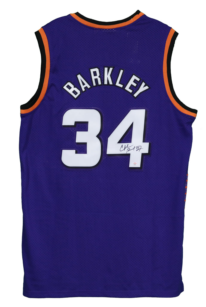 Men's Phoenix Suns Charles Barkley #34 Adidas Purple Swingman