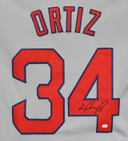 David Ortiz Boston Red Sox Signed Autographed Gray Final Season #34 Jersey PAAS COA