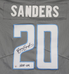 Barry Sanders Detroit Lions Signed Autographed Gray #20 Jersey PAAS COA
