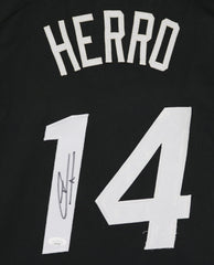 Tyler Herro Miami Heat Signed Autographed Black #14 Custom Jersey JSA COA