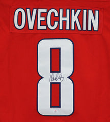 Alex Ovechkin Washington Capitals Signed Autographed Red #8 Jersey PAAS COA