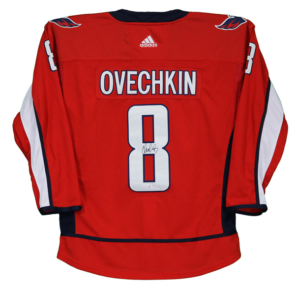 No8 Alex Ovechkin Red Home Authentic USA Flag Stitched NHL Jersey