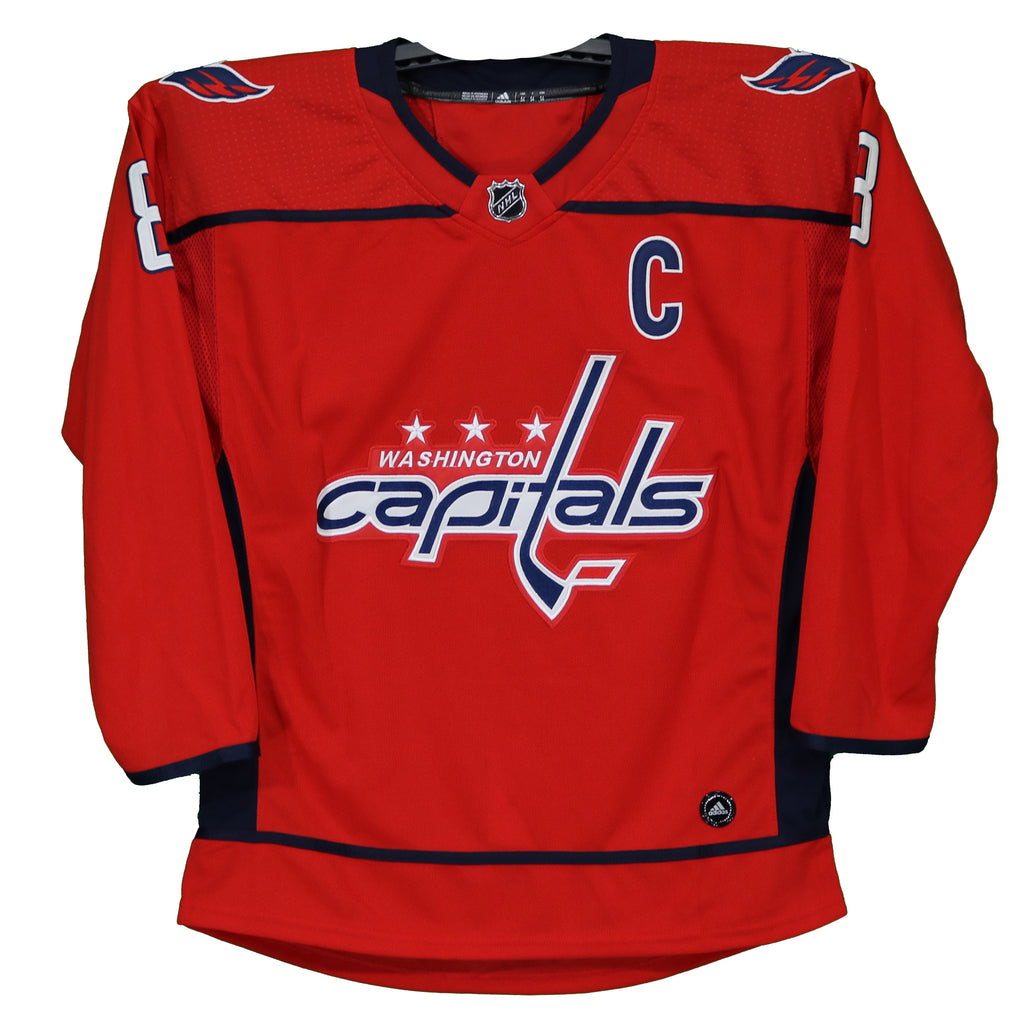 No8 Alex Ovechkin Red Home Authentic Stitched NHL Jersey