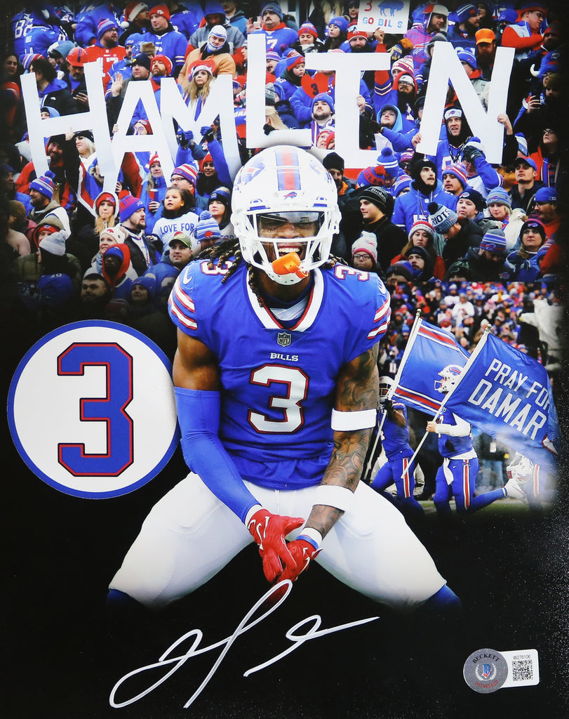 Damar Hamlin Buffalo Bills Signed Autographed 8x10 Photo Beckett – Sports- Autographs.com