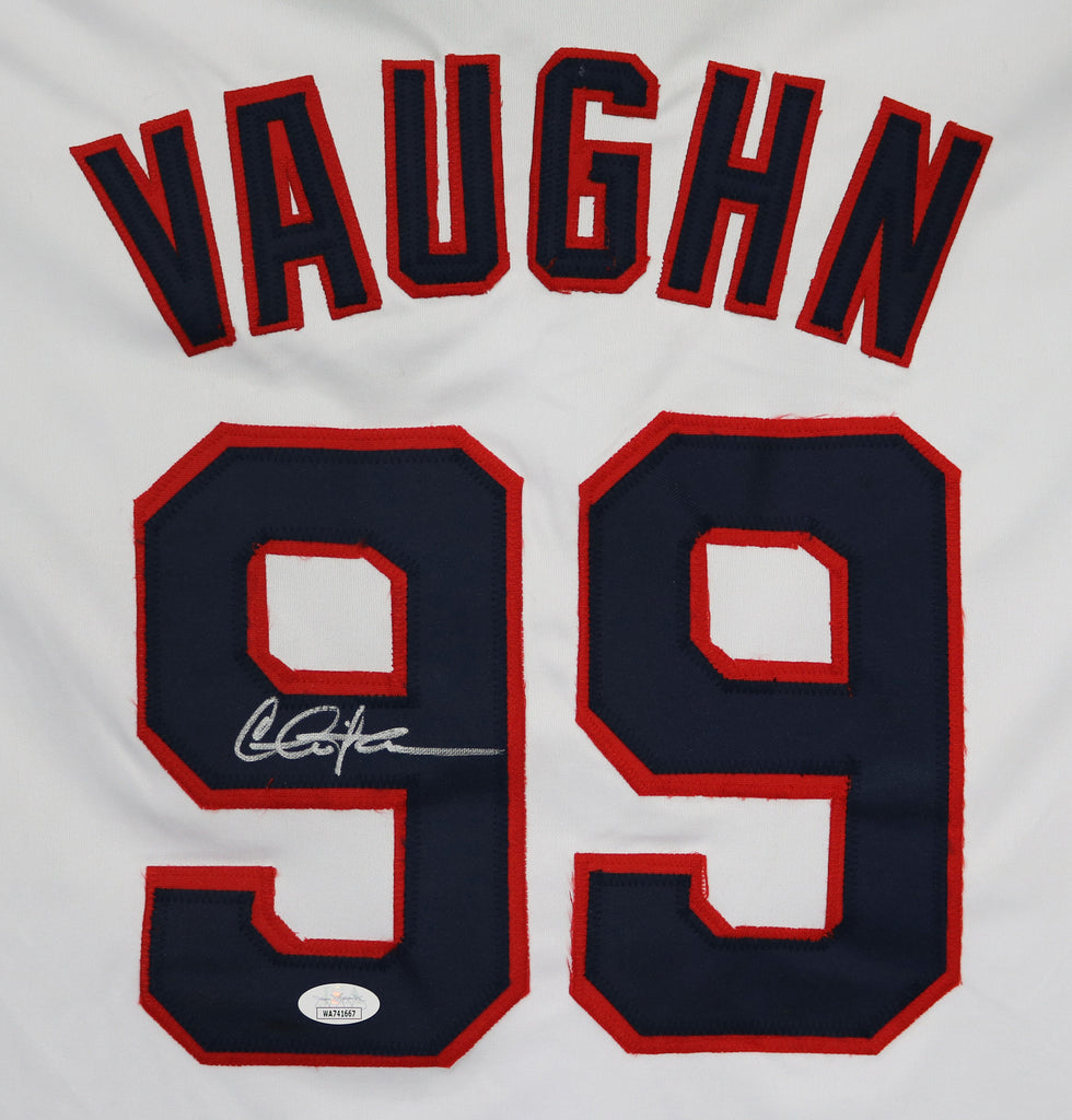 Charlie Sheen Signed Major League Ricky Vaughn Jersey (JSA COA