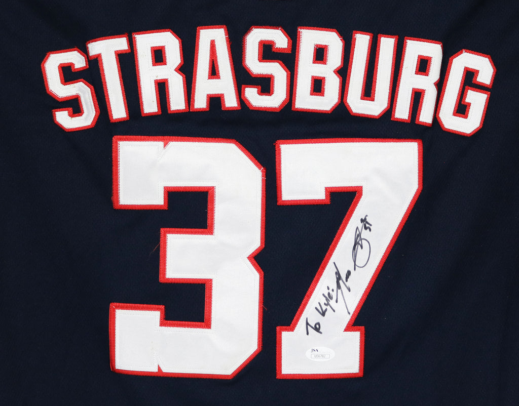 Stephen Strasburg autographed Jersey (Washington Nationals)