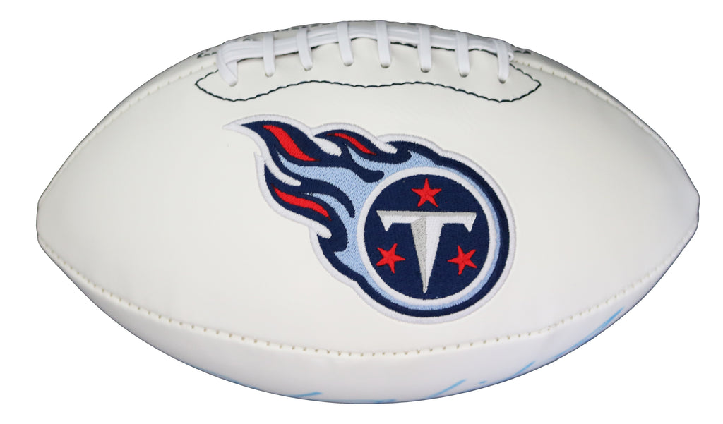 Marcus Mariota Tennessee Titans Autographed Football - FADED