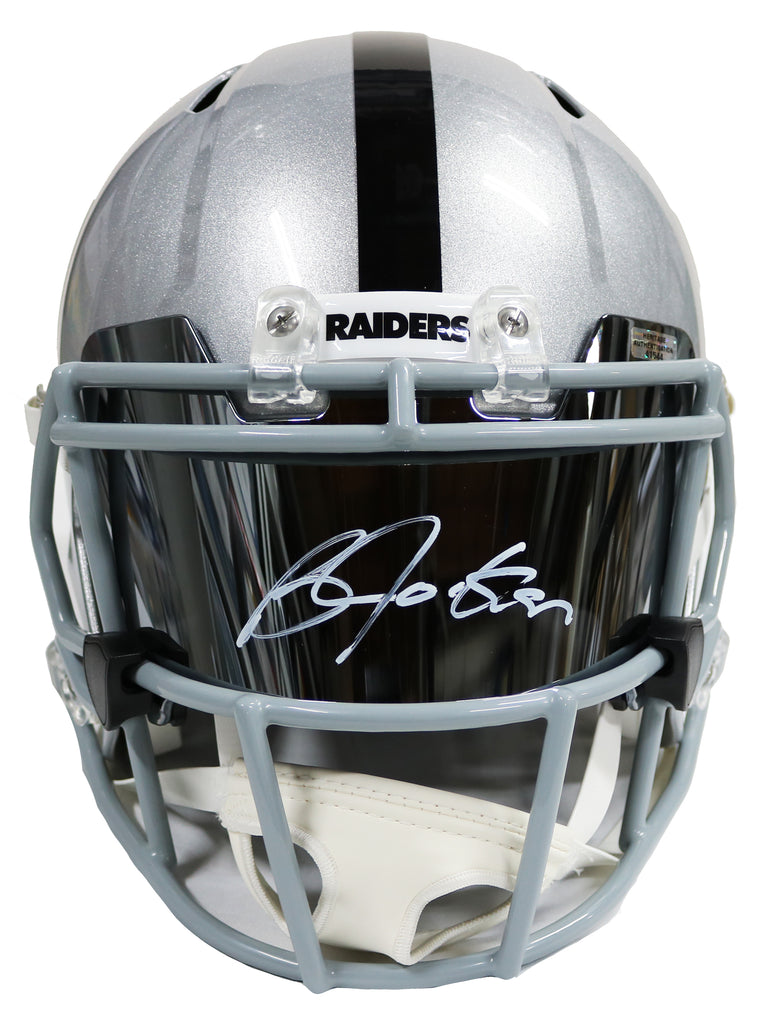 Bo Jackson Oakland Raiders Signed Autographed Football Visor w
