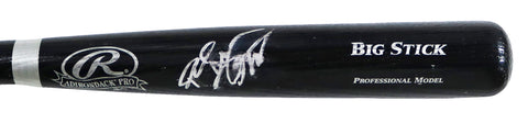 Paul Konerko Chicago White Sox Signed Autographed Rawlings Big Stick Black Bat - SMUDGED