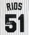 Alex Rios Chicago White Sox Signed Autographed White Pinstripe #51 Jersey