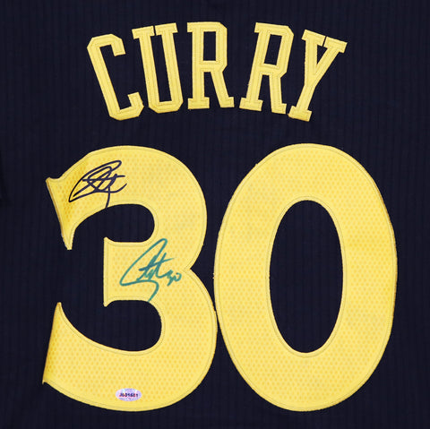 Stephen Curry Golden State Warriors Signed Autographed Black #30 Chinese New Year Jersey Authenticated Ink COA