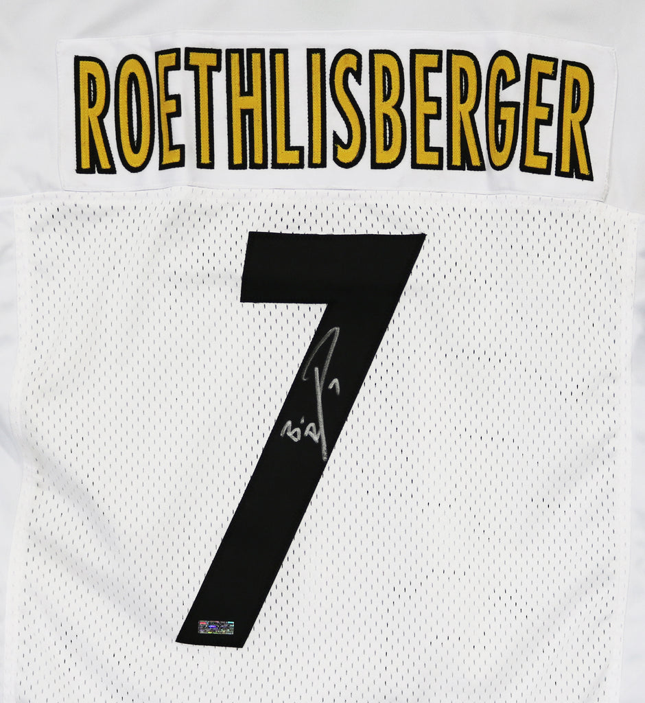 Ben Roethlisberger Pittsburgh Steelers Autographed White Custom Jersey