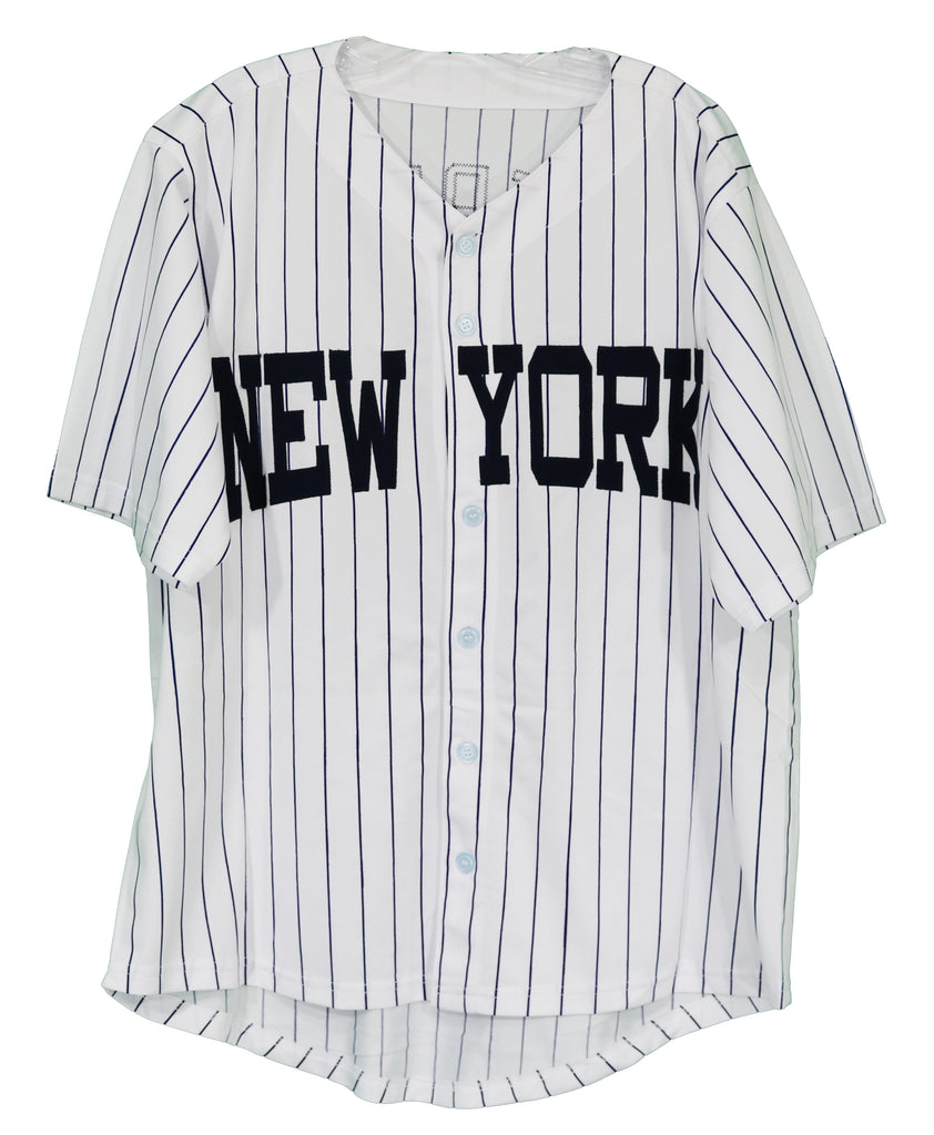 Yogi Berra New York Yankees Autographed White Pinstripe Custom Jersey –