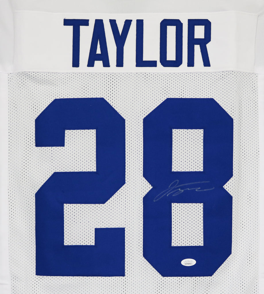 Jonathan Taylor Indianapolis Colts Signed Autograph Custom Jersey White JSA  Witnessed Certified