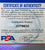 Victor Hedman Tampa Bay Lightning Signed Autographed White #77 Custom Jersey PSA COA