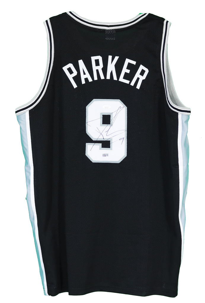 Tony Parker San Antonio Spurs Signed Autographed Black #9 Jersey PSA COA at  's Sports Collectibles Store