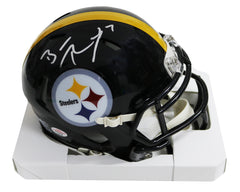 Ben Roethlisberger Pittsburgh Steelers Signed Autographed Football Mini Helmet PAAS COA